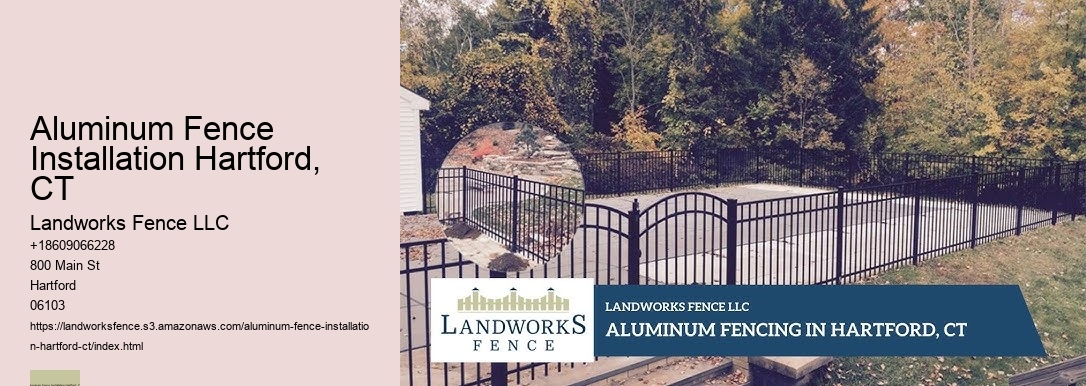 Aluminum Fence Installation Hartford, CT