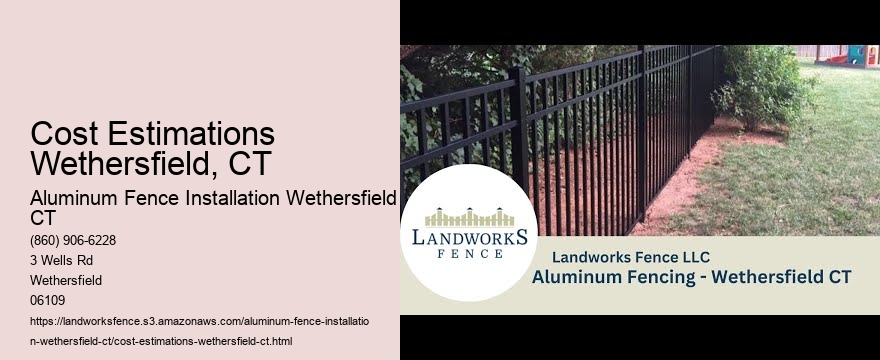 Cost Estimations Wethersfield, CT